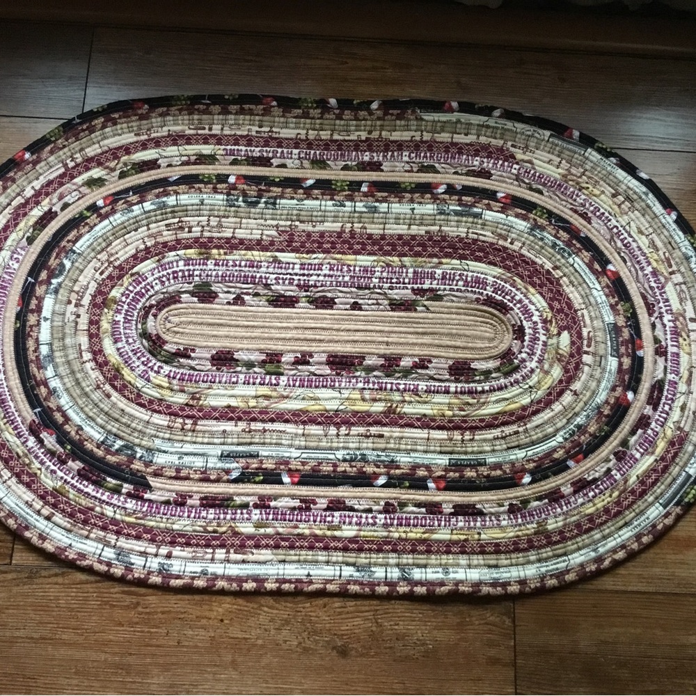 “Wine” themed rug